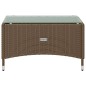 vidaXL Set muebles de jardín 8 pzas y cojines ratán sintético marrón