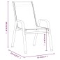 vidaXL Juego de comedor de jardín 5 piezas con cojines marrón y negro vidaXL Juego de comedor de jardín 5 piezas con cojines marrón y negro
