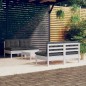 vidaXL Muebles de jardín 5 pzas con cojines antracita madera de pino