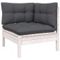 vidaXL Muebles de jardín 8 pzas con cojines madera maciza de pino vidaXL Muebles de jardín 8 pzas con cojines madera maciza de pino