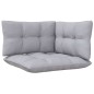 vidaXL Juego de muebles de jardín 6 pzas y cojines madera maciza pino vidaXL Juego de muebles de jardín 6 pzas y cojines madera maciza pino