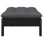 vidaXL Juego de muebles de jardín 5 pzas y cojines madera maciza pino vidaXL Juego de muebles de jardín 5 pzas y cojines madera maciza pino