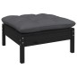 vidaXL Juego de muebles de jardín 7 pzas y cojines madera maciza pino vidaXL Juego de muebles de jardín 7 pzas y cojines madera maciza pino