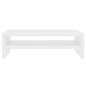 vidaXL Soporte para pantalla madera contrachapada blanco 42x24x13 cm