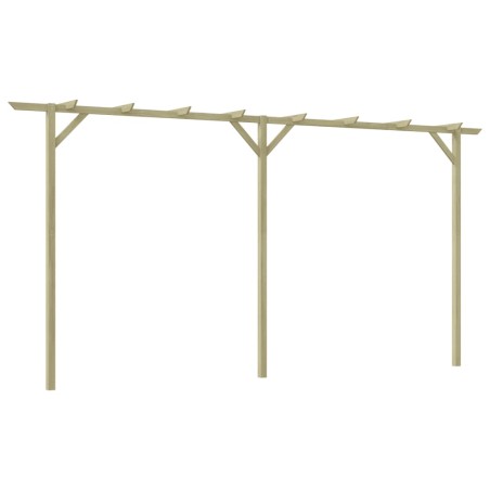 vidaXL Pérgola de jardín de madera 200x40x205 cm 