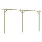 vidaXL Pérgola de jardín de madera 200x40x205 cm vidaXL Pérgola de jardín de madera 200x40x205 cm