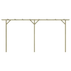 vidaXL Pérgola de jardín de madera 200x40x205 cm 
