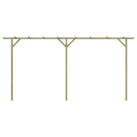 vidaXL Pérgola de jardín de madera 200x40x205 cm 