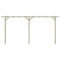 vidaXL Pérgola de jardín de madera 200x40x205 cm vidaXL Pérgola de jardín de madera 200x40x205 cm