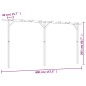 vidaXL Pérgola de jardín de madera 200x40x205 cm vidaXL Pérgola de jardín de madera 200x40x205 cm
