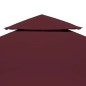 vidaXL Toldo de cenador 2 niveles 310 g/m² 3x3 m burdeos vidaXL Toldo de cenador 2 niveles 310 g/m² 3x3 m burdeos