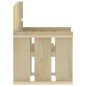 vidaXL Juego de comedor de jardín 3 piezas madera de pino impregnada vidaXL Juego de comedor de jardín 3 piezas madera de pino impregnada