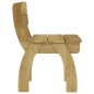 vidaXL Juego de comedor de jardín 5 piezas madera de pino impregnada vidaXL Juego de comedor de jardín 5 piezas madera de pino impregnada