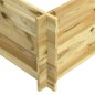 vidaXL Arriate de madera impregnada 150x100x40 cm vidaXL Arriate de madera impregnada 150x100x40 cm