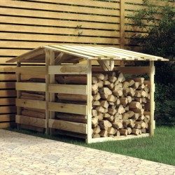 vidaXL Pérgolas con techo 2 uds madera pino impregnada 100x90x100 cm