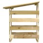 vidaXL Pérgolas con techo 4 uds madera pino impregnada 100x90x100 cm vidaXL Pérgolas con techo 4 uds madera pino impregnada 100x90x100 cm
