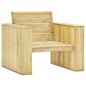 vidaXL Set de muebles de jardín 3 pzas madera maciza pino impregnada