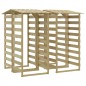 vidaXL Pérgolas con techo 4 uds madera pino impregnada 100x90x200 cm vidaXL Pérgolas con techo 4 uds madera pino impregnada 100x90x200 cm