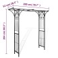vidaXL Arco de jardín 200x52x204 cm vidaXL Arco de jardín 200x52x204 cm