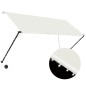 vidaXL Toldo retráctil con LED color crema 250x150 cm vidaXL Toldo retráctil con LED color crema 250x150 cm