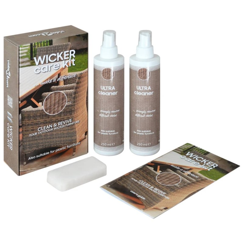 vidaXL Kit de cuidado para muebles de jardín de ratán y textilene vidaXL Kit de cuidado para muebles de jardín de ratán y textilene