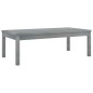 vidaXL Mesa de centro de madera maciza de acacia gris 100x50x33 cm vidaXL Mesa de centro de madera maciza de acacia gris 100x50x33 cm