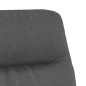 vidaXL Sillón de relax con reposapiés de tela gris oscuro vidaXL Sillón de relax con reposapiés de tela gris oscuro