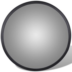 vidaXL Espejo de tráfico convexo de interior acrílico negro 30 cm