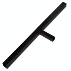 Taladro Negro De Tierra De Acero Con Mango 150 mm Tres Espirales