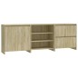 vidaXL Aparador de 3 piezas madera manufacturada color roble Sonoma vidaXL Aparador de 3 piezas madera manufacturada color roble Sonoma