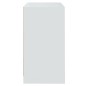 vidaXL Aparadores 2 unidades madera contrachapada blanco 70x41x75 cm