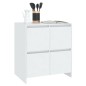 vidaXL Aparadores 2 unidades madera contrachapada blanco 70x41x75 cm