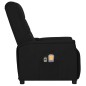 vidaXL Sillón de masaje eléctrico cuero sintético negro vidaXL Sillón de masaje eléctrico cuero sintético negro