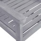 vidaXL Juego de comedor para jardín 9 piezas madera maciza acacia gris vidaXL Juego de comedor para jardín 9 piezas madera maciza acacia gris