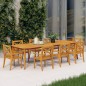 vidaXL Sillas de comedor de jardín 8 uds madera maciza de acacia vidaXL Sillas de comedor de jardín 8 uds madera maciza de acacia