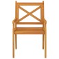 vidaXL Sillas de comedor de jardín 8 uds madera maciza de acacia vidaXL Sillas de comedor de jardín 8 uds madera maciza de acacia