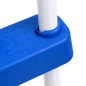 vidaXL Escalera para piscina acero azul y blanco 84 cm vidaXL Escalera para piscina acero azul y blanco 84 cm