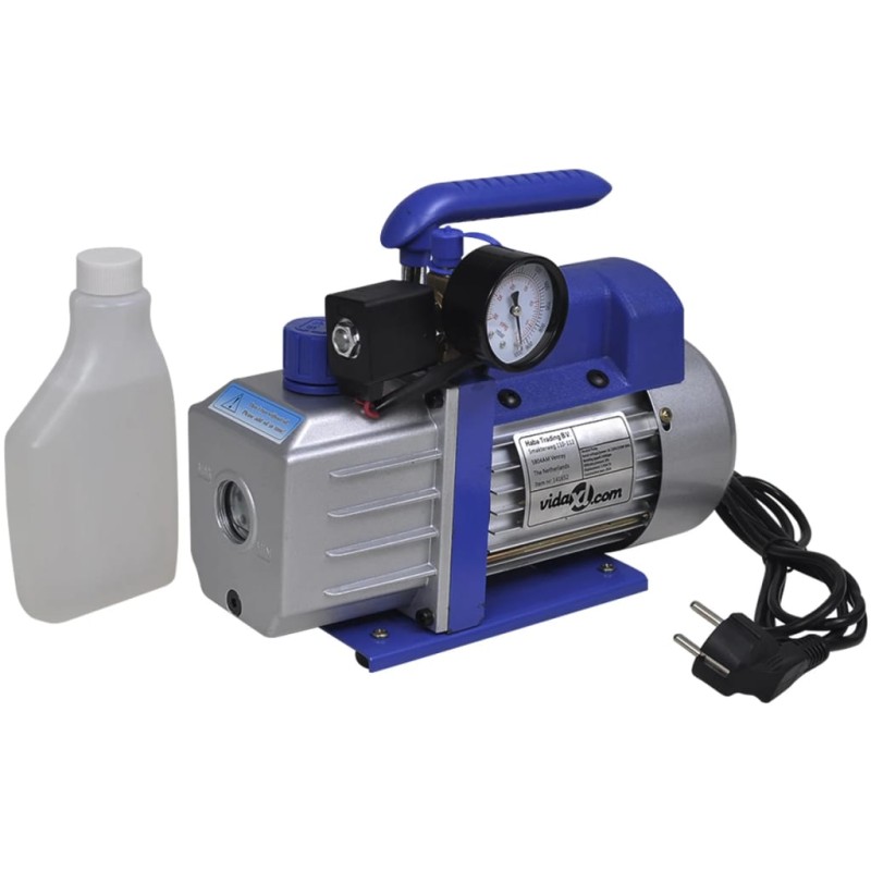 vidaXL Bomba aspiradora de un nivel con manómetro 71 l/min vidaXL Bomba aspiradora de un nivel con manómetro 71 l/min
