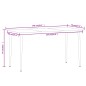 vidaXL Juego de comedor para jardín 5 piezas negro vidaXL Juego de comedor para jardín 5 piezas negro