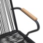 vidaXL Juego de comedor de jardín 7 piezas ratán PVC negro vidaXL Juego de comedor de jardín 7 piezas ratán PVC negro