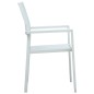 vidaXL Juego de comedor de jardín de 5 piezas blanco vidaXL Juego de comedor de jardín de 5 piezas blanco
