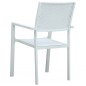 vidaXL Juego de comedor de jardín de 5 piezas blanco vidaXL Juego de comedor de jardín de 5 piezas blanco