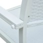 vidaXL Juego de comedor de jardín de 5 piezas blanco vidaXL Juego de comedor de jardín de 5 piezas blanco