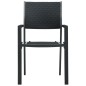 vidaXL Juego de comedor para jardín 7 piezas negro vidaXL Juego de comedor para jardín 7 piezas negro