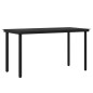 vidaXL Juego de comedor de jardín 7 piezas con cojines marrón y negro vidaXL Juego de comedor de jardín 7 piezas con cojines marrón y negro