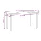 vidaXL Juego de comedor de jardín 7 piezas con cojines marrón y negro vidaXL Juego de comedor de jardín 7 piezas con cojines marrón y negro