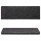 vidaXL Alfombrilla escalera 15 uds tela punzonada gris 65x21x4 cm vidaXL Alfombrilla escalera 15 uds tela punzonada gris 65x21x4 cm