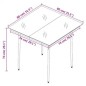 vidaXL Juego de comedor para jardín de 5 piezas con cojines negro