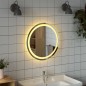 vidaXL Espejo de baño LED redondo 50 cm vidaXL Espejo de baño LED redondo 50 cm