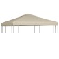 vidaXL Cubierta de repuesto de cenador 310 g/m² beige 3x3 m vidaXL Cubierta de repuesto de cenador 310 g/m² beige 3x3 m